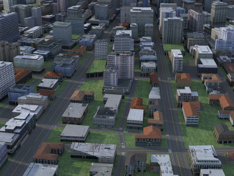 City 107 3D Model