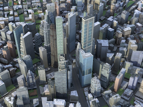 City 107 Modelo 3D