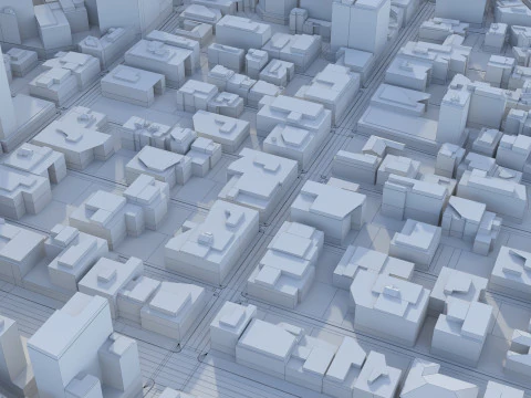 City 107 3D Model