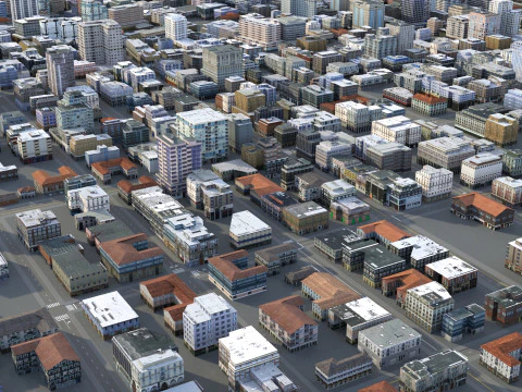 City 108 3D Model