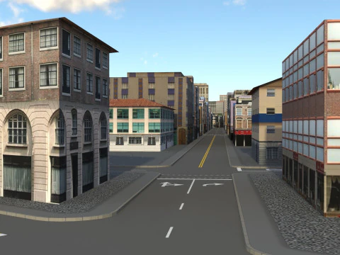 City 108 3D Model