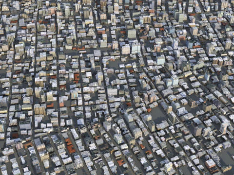 City 108 3D Model