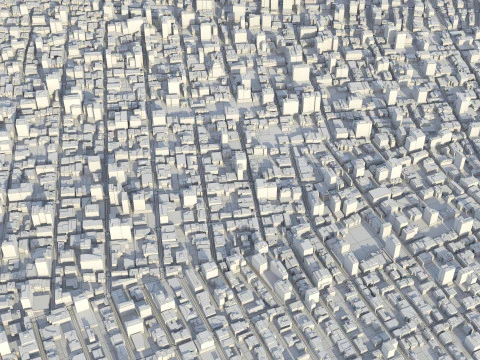 City 108 3D Model