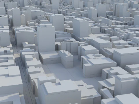 City 108 3D Model