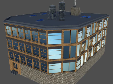 Gedung 01 Model 3D