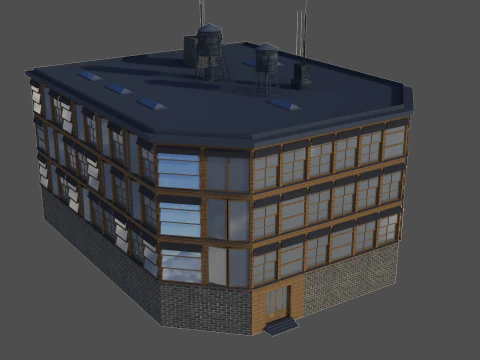 Building 01 3D Model