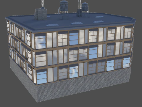 Building 01 3D Model