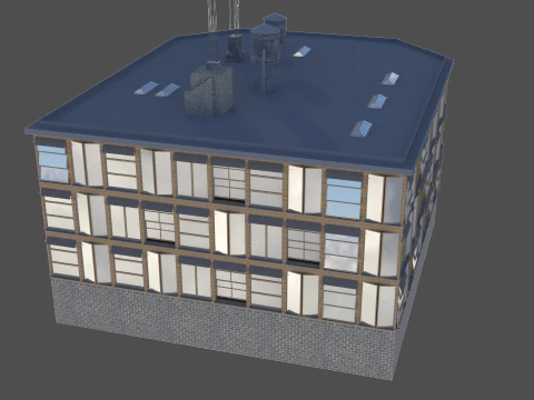 Building 01 3D Model