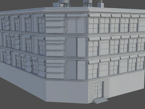 Building 01 3D Model