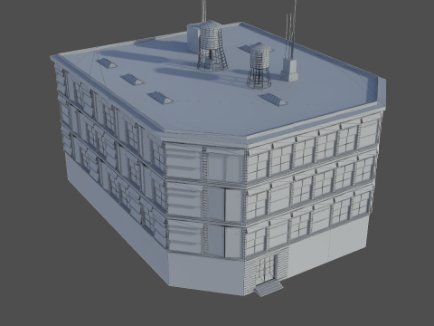 Building 01 3D Model