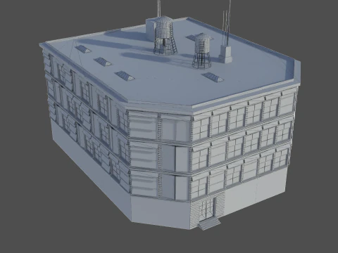 Building 01 3D Model