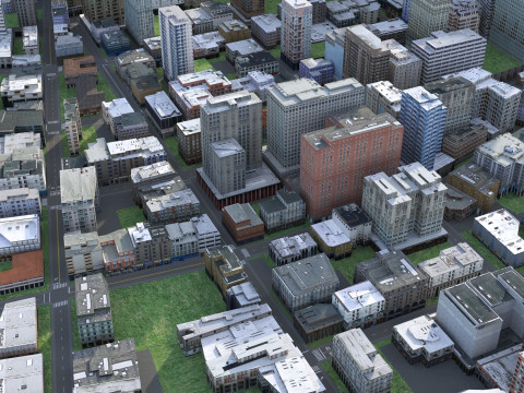 City 109 3D Model