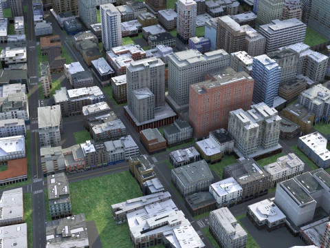 City 109 3D Model