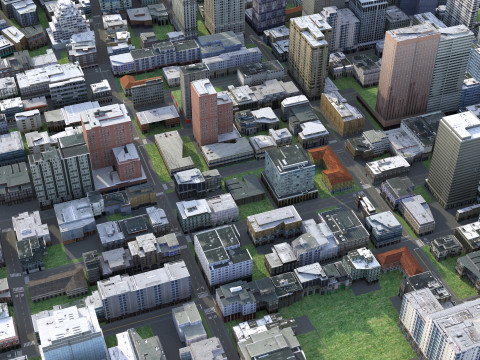 City 109 3D Model