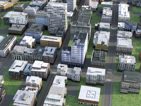 City 109 3D Model