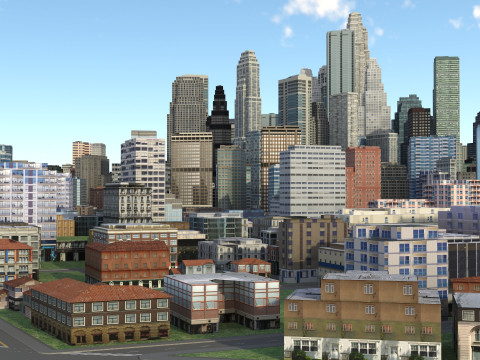 City 109 3D Model