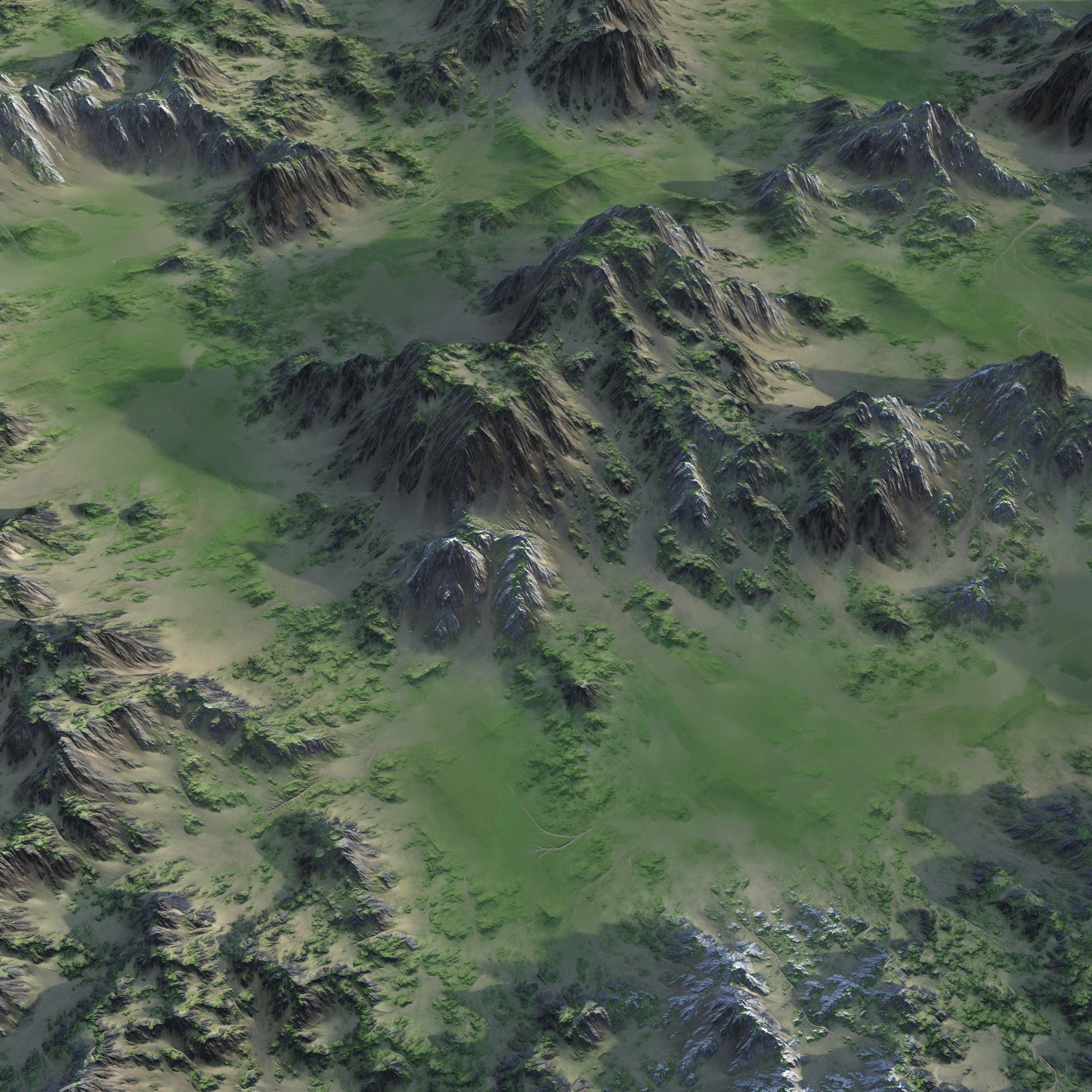 Landscape 125 3D Model .c4d .max .obj .3ds .fbx .stl .blend