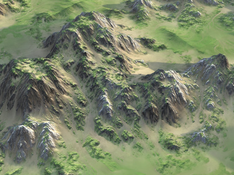 Landscape 125 3D Model