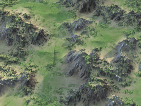 Landscape 125 3D Model