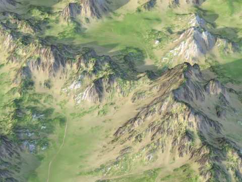 Landscape 125 3D Model