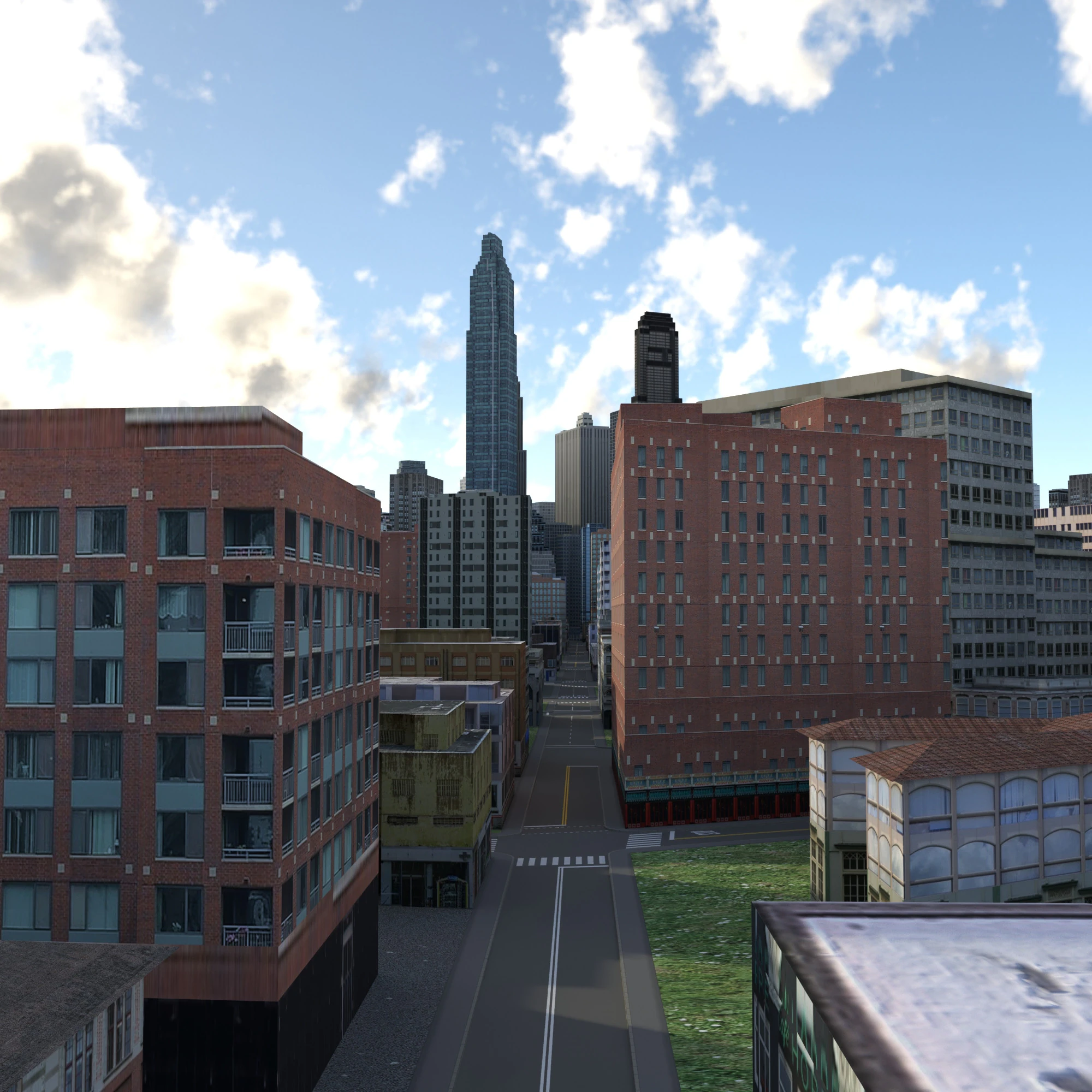 City 110 3D Model .c4d .max .obj .3ds .fbx .stl .blend 