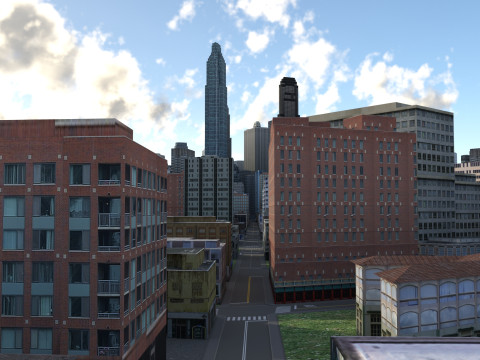 City 110 3D Model