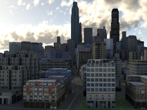 City 110 3D Model