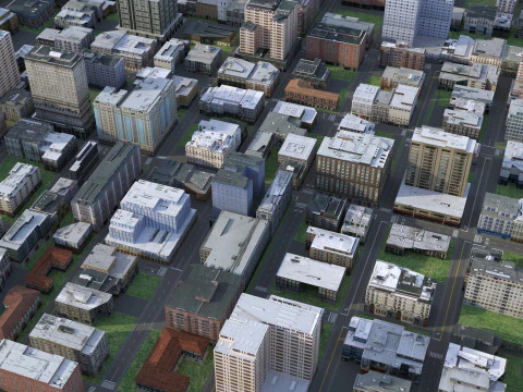 City 110 3D Model