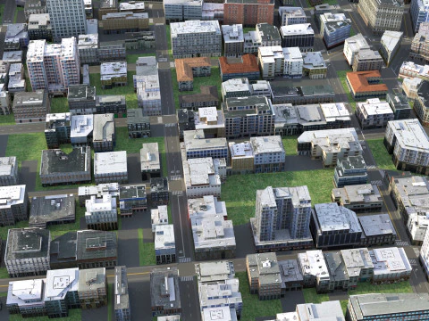 City 110 3D Model