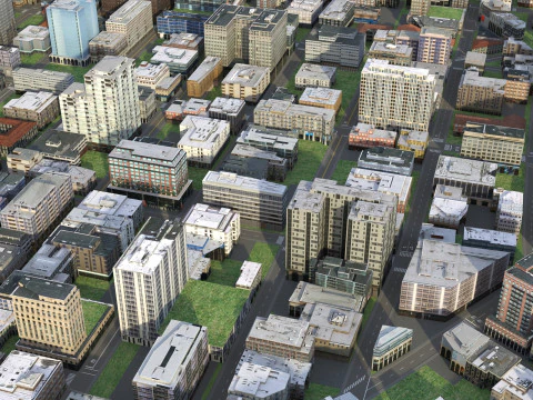 City 110 3D Model