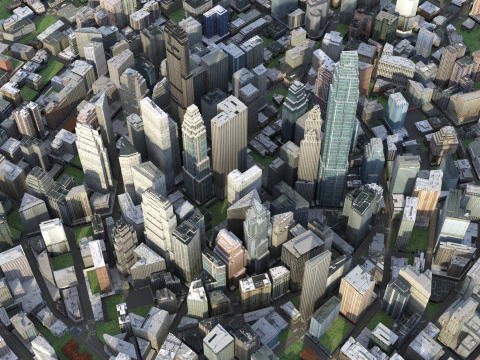 City 110 3D Model