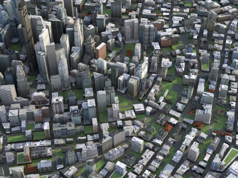 City 110 3D Model