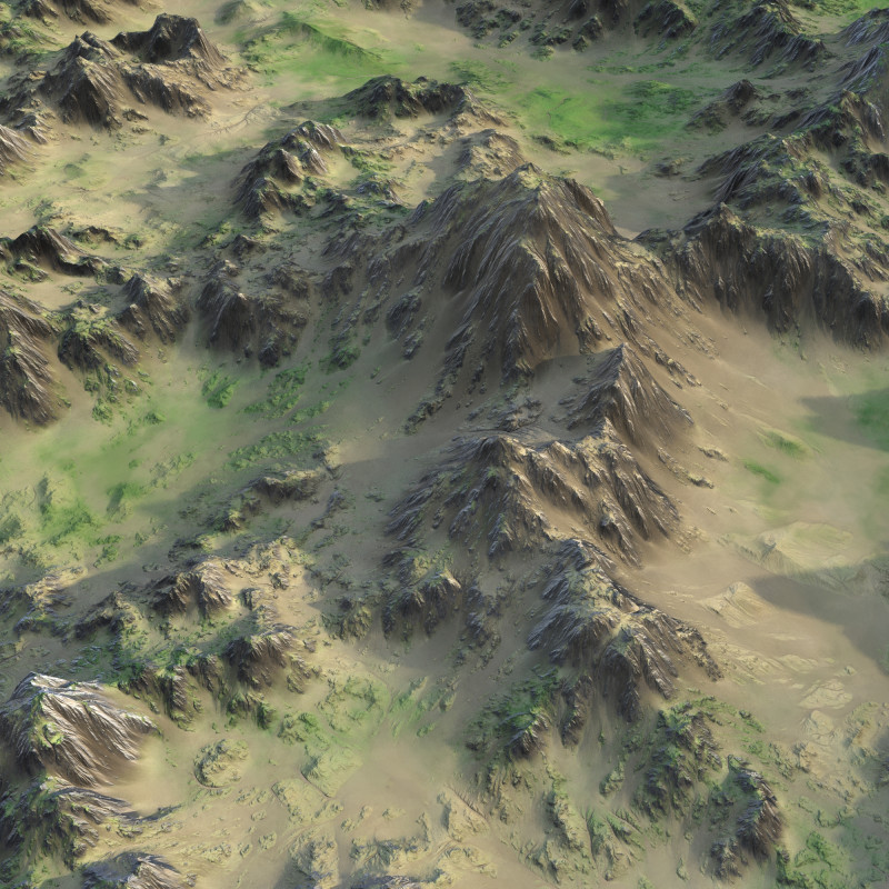 Landscape 126 3D Модель .c4d .max .obj .3ds .fbx .stl .blend 