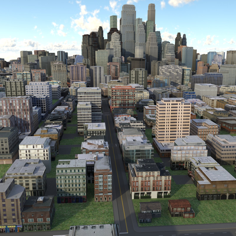 City 111 Modèle 3D .c4d .max .obj .3ds .fbx .stl .blend 