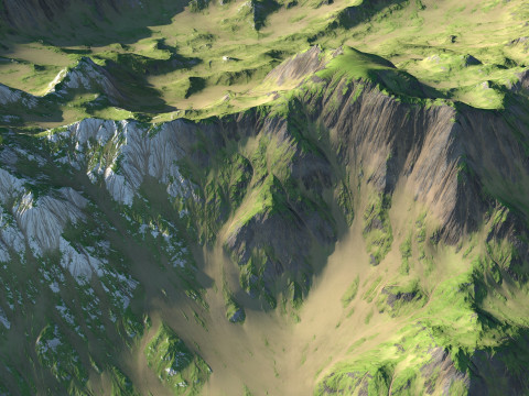Landscape 128 3D Модель