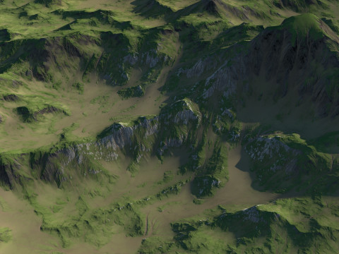 Landscape 128 3D Модель