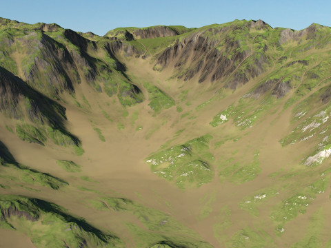 Landscape 128 3D Модель