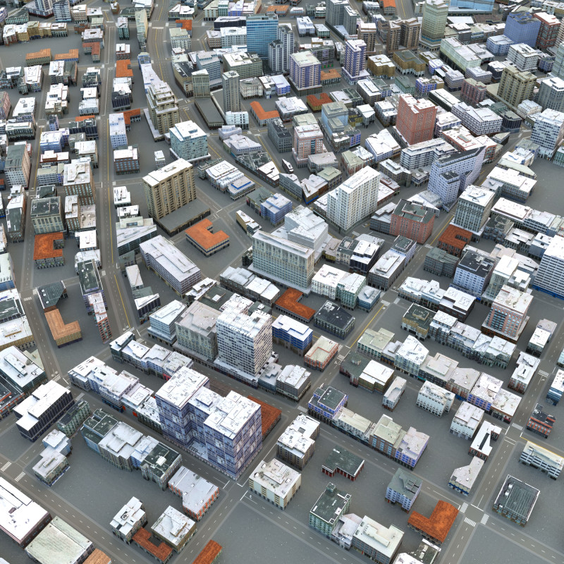 City 115 Modelo 3D .c4d .max .obj .3ds .fbx .stl .blend 