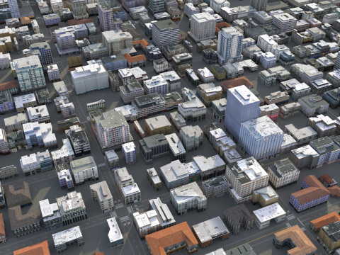 City 117 3D Model