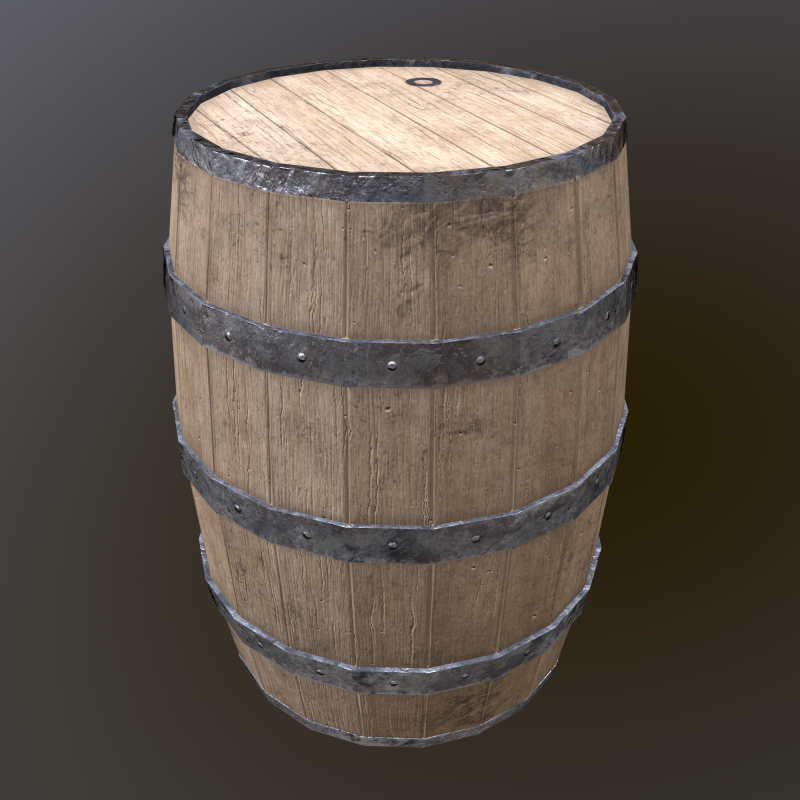 Barrel 02 Modèle 3D .c4d .max .obj .3ds .fbx .stl .blend