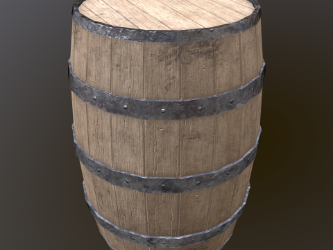 Barrel 02 Modèle 3D