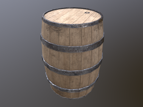Barrel 02 Modèle 3D