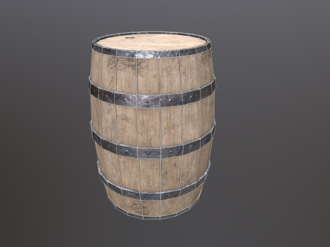 Barrel 02 Modèle 3D
