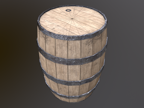 Barrel 02 Modèle 3D