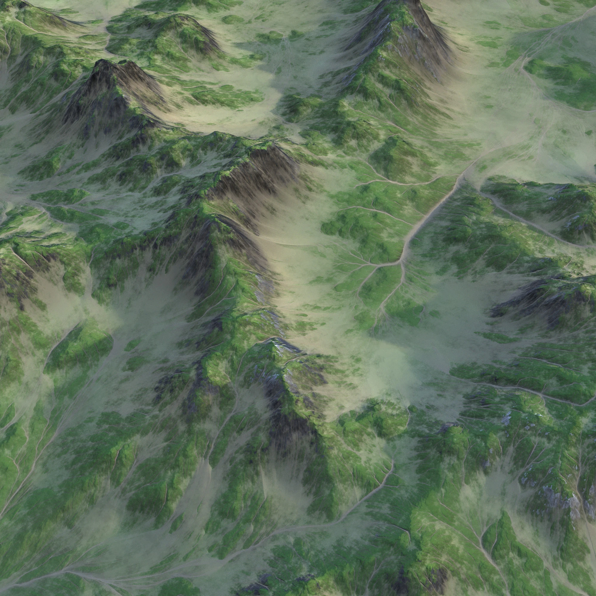 Landscape 134 3D Model .c4d .max .obj .3ds .fbx .stl .blend 