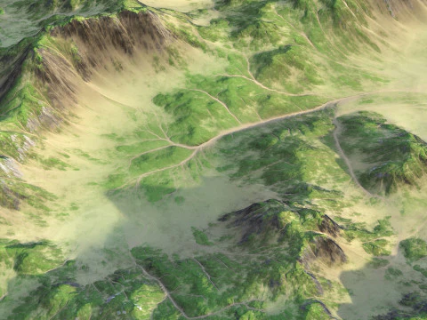 Landscape 134 3D Model