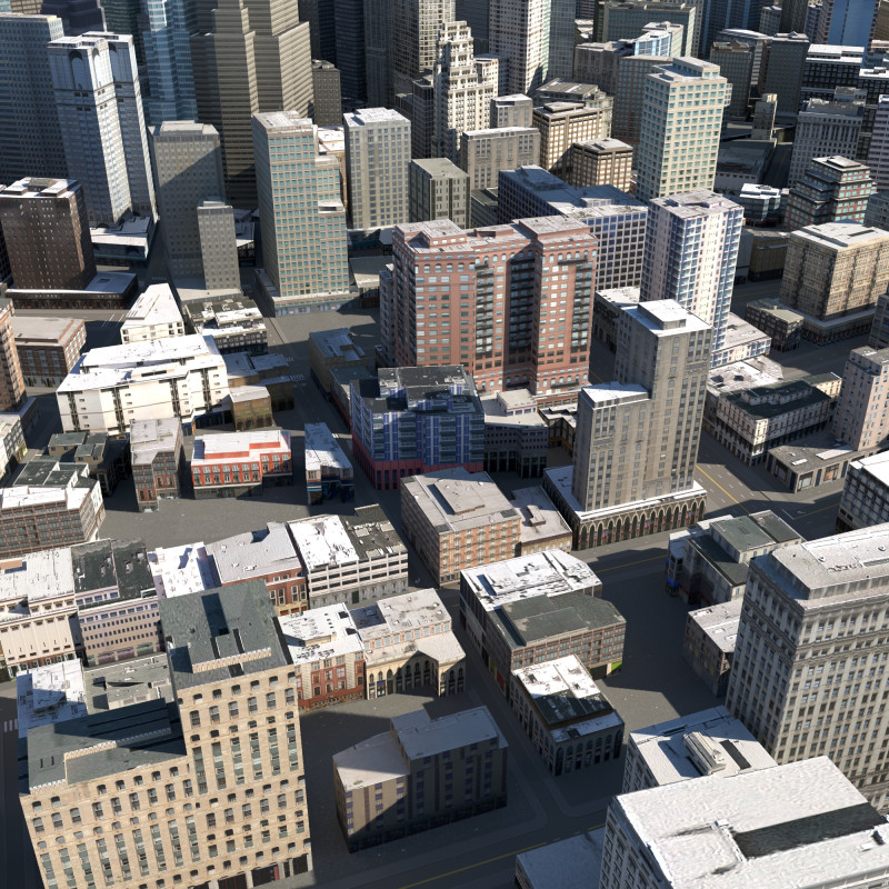 City 119 Modelo 3D .c4d .max .obj .3ds .fbx .stl .blend 