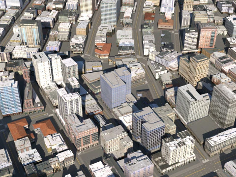 City 119 3D Model