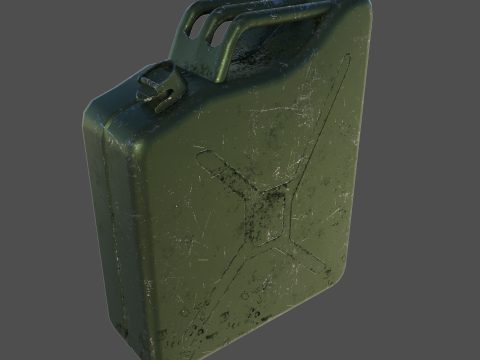Fuel canister 01 Modello 3D
