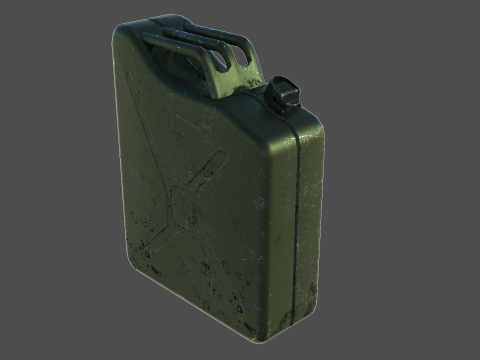 Fuel canister 01 3D Модель